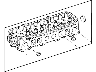 1993 Jeep Wrangler Cylinder Head - 33007115