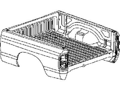 Mopar 68054863AA Box-Pickup