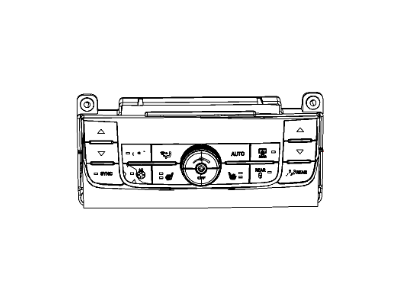 Mopar 55111367AG Air Conditioner And Heater Control