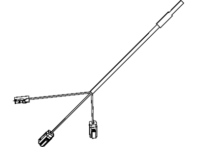 Mopar 5091031AA Antenna-Base Cable And Bracket