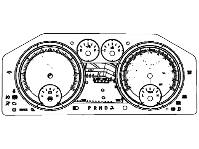 Mopar 68230433AA Mask And-Instrument Cluster