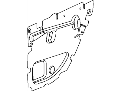 Mopar 5152062AC Shield-Rear Door