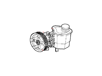 Mopar 52013977AD Power Steering Pump With Pulley