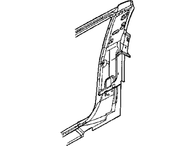Mopar 5017054AB Panel-Body Side Aperture Rear