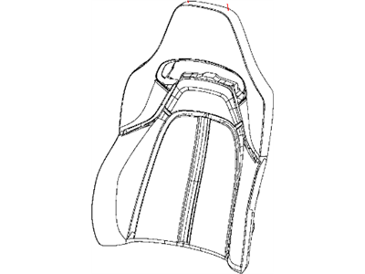 Mopar 5NT75DX9AA Front Seat Back Cover