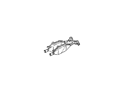 Mopar 52018122 Catalytic Converter With Pipes