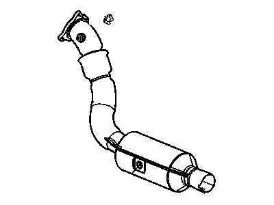 2004 Chrysler Pacifica Exhaust Pipe - 4809660AE