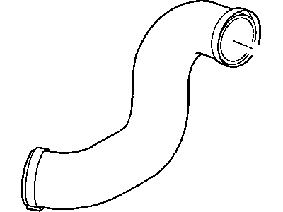 Mopar 4853048AB Hose-Charge Air Cooler To T/BODY