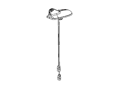 Mopar 5091031AB Antenna-Base Cable And Bracket