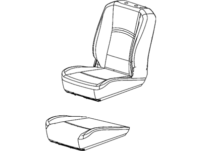 Mopar 68050653AA Seat Cushion Foam