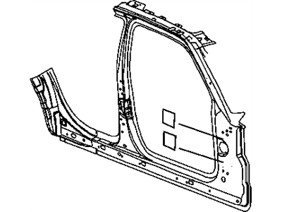 Mopar 5174355AB Panel-Body Side Aperture Front