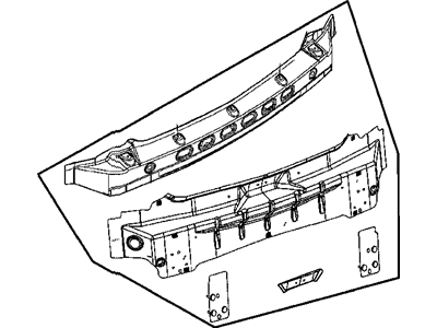 Mopar 5065744AE Panel-Deck Lid Opening