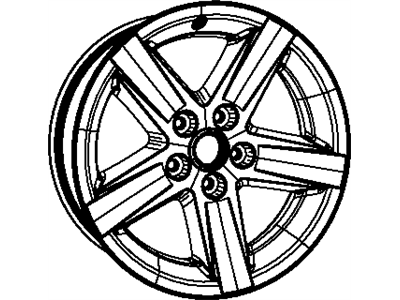 Mopar 1DY13SZ0AC Aluminum Wheel