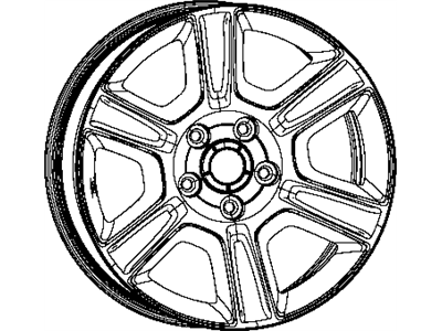 Mopar 1VR95HWLAA Wheel-Alloy Aluminum