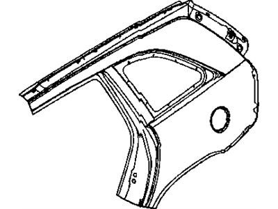 Mopar 5101986AF Panel-Body Side Aperture Rear