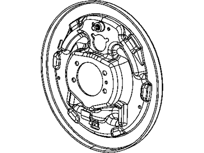 Mopar 5014128AB Plate-Brake Backing