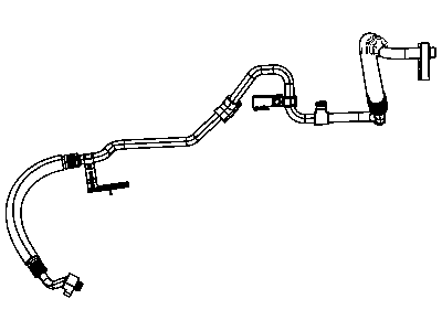 2010 Chrysler Town & Country A/C Hose - 68029284AA