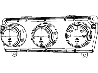 Mopar 55111943AA Air Conditioner And Heater Control