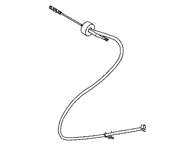 2009 Dodge Charger Parking Brake Cable - 4779544AC