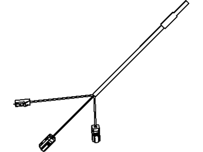 Mopar 5064861AA Antenna-Base Cable And Bracket