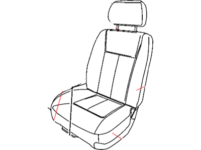 Mopar 1TR841J3AA Front Seat Cushion