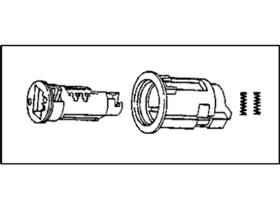 Dodge Neon Door Lock Cylinder - 4746904