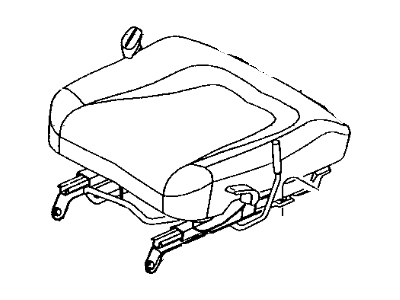 2002 Chrysler Prowler Seat Cushion - RV321AZAA
