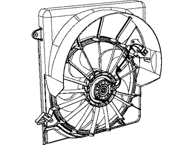 Jeep Engine Cooling Fan - 68033228AA