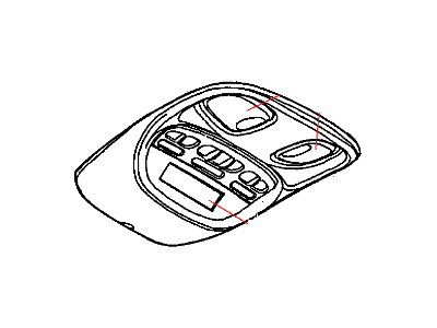 Mopar 5JG631D1AA Lamp-Dome And Reading