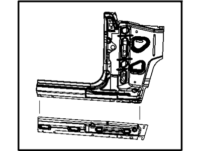 Mopar 68002322AG Panel Kit-Body Side Aperture Front