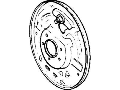 Mopar 4856719AB Plate-Brake Backing