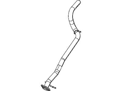 Mopar 52126203AB Extension-Exhaust Pipe To MUFFLER