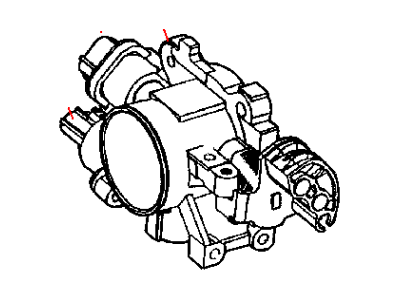 Dodge Throttle Position Sensor - 4606397AA