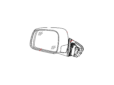Mopar 1XW46CDMAB Mirror-Outside Rearview