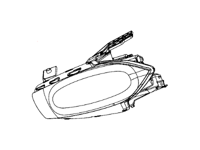 Mopar 68081391AG Replacement Headlight Assembly Compatible