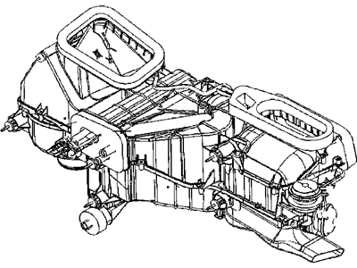 Mopar 5161657AA Heater-Heater Core Assembly