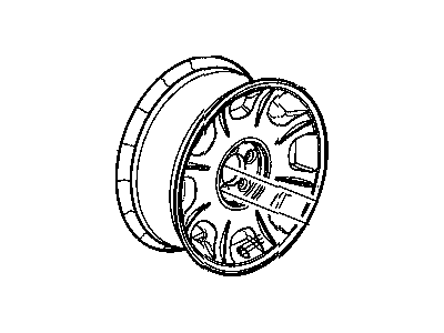 Mopar 82209475 Cast Aluminum Wheel Kit