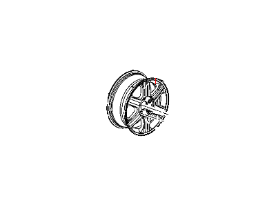 Mopar 4766500AA Aluminum Wheel