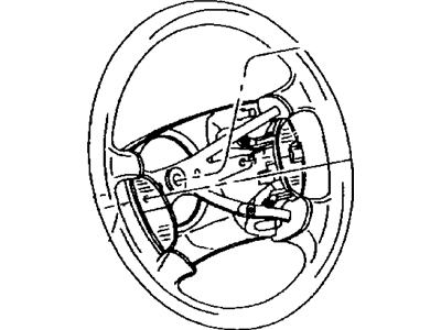 2003 Dodge Dakota Steering Wheel - 5GK28DX9AA