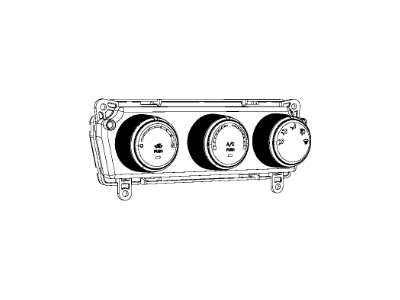 Mopar 5NC23DX9AC Air Conditioner And Heater Control