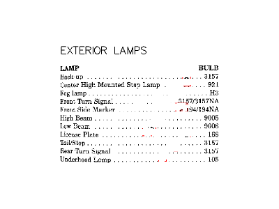 1999 Chrysler LHS Headlight Bulb - 154846AA