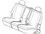 Mopar 5JF151D1AB Rear Seat Belts-Outer Buckle Left