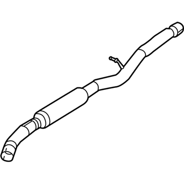 Ram Exhaust Pipe - 68190017AB