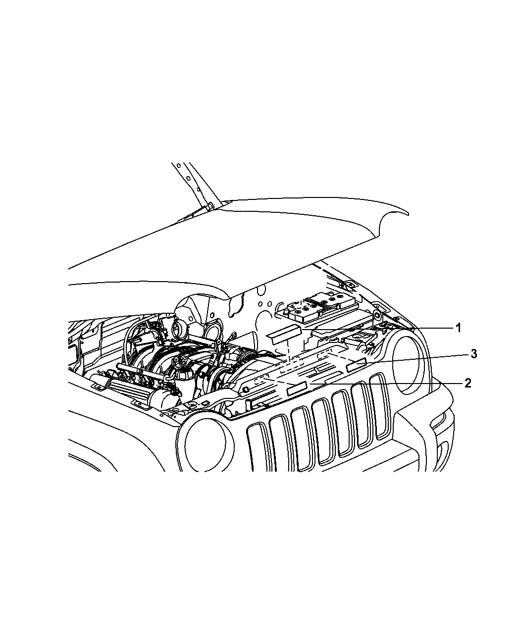 55395258AD Genuine Jeep DASH PANELDASH