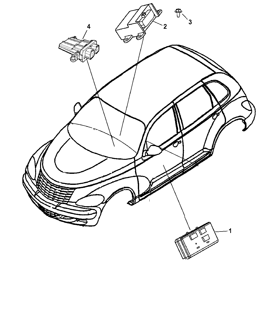1998 Dodge Neon Cowl & Dash Panel