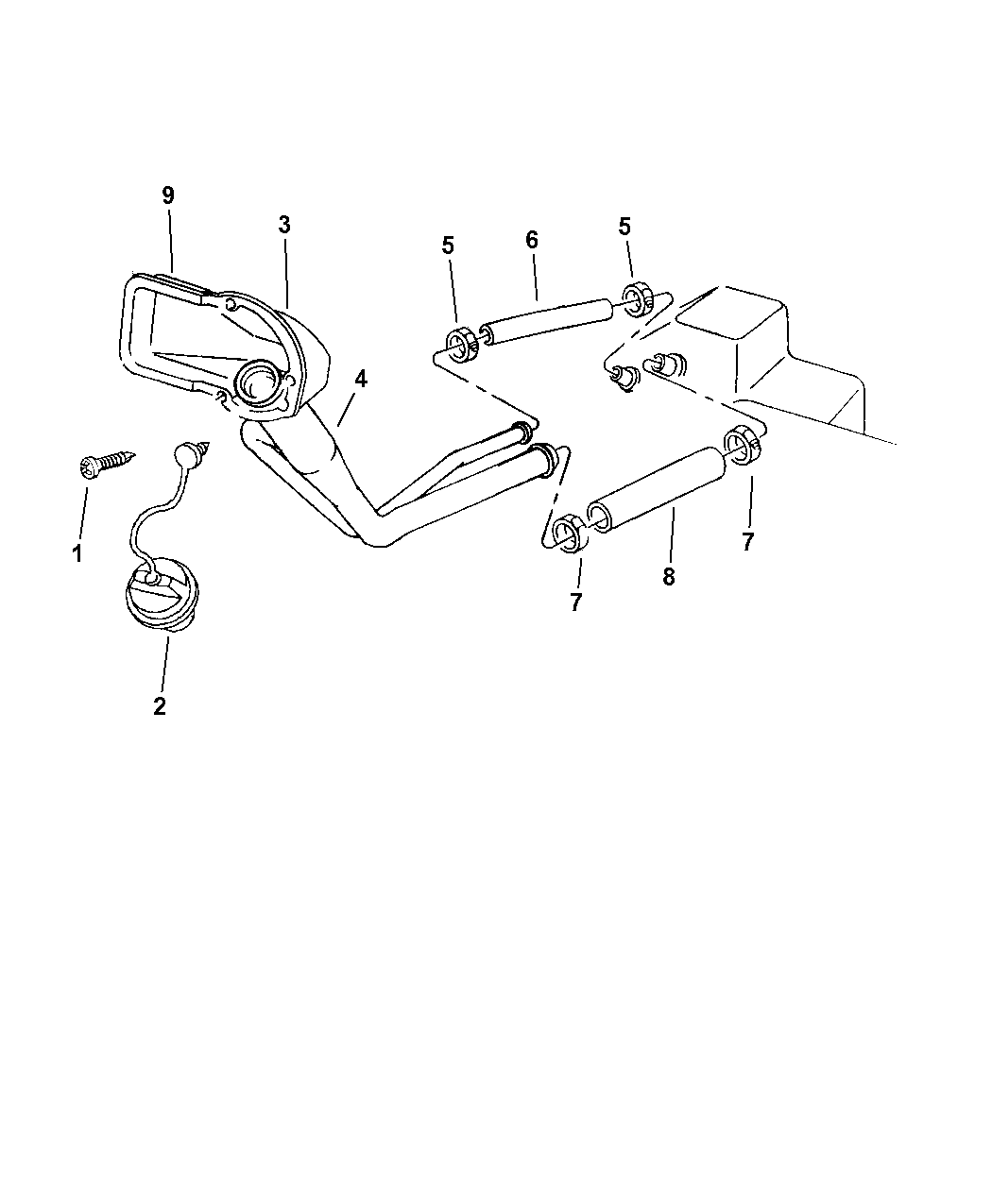 68101452AA Genuine Mopar SHOE KITPARKING BRAKE