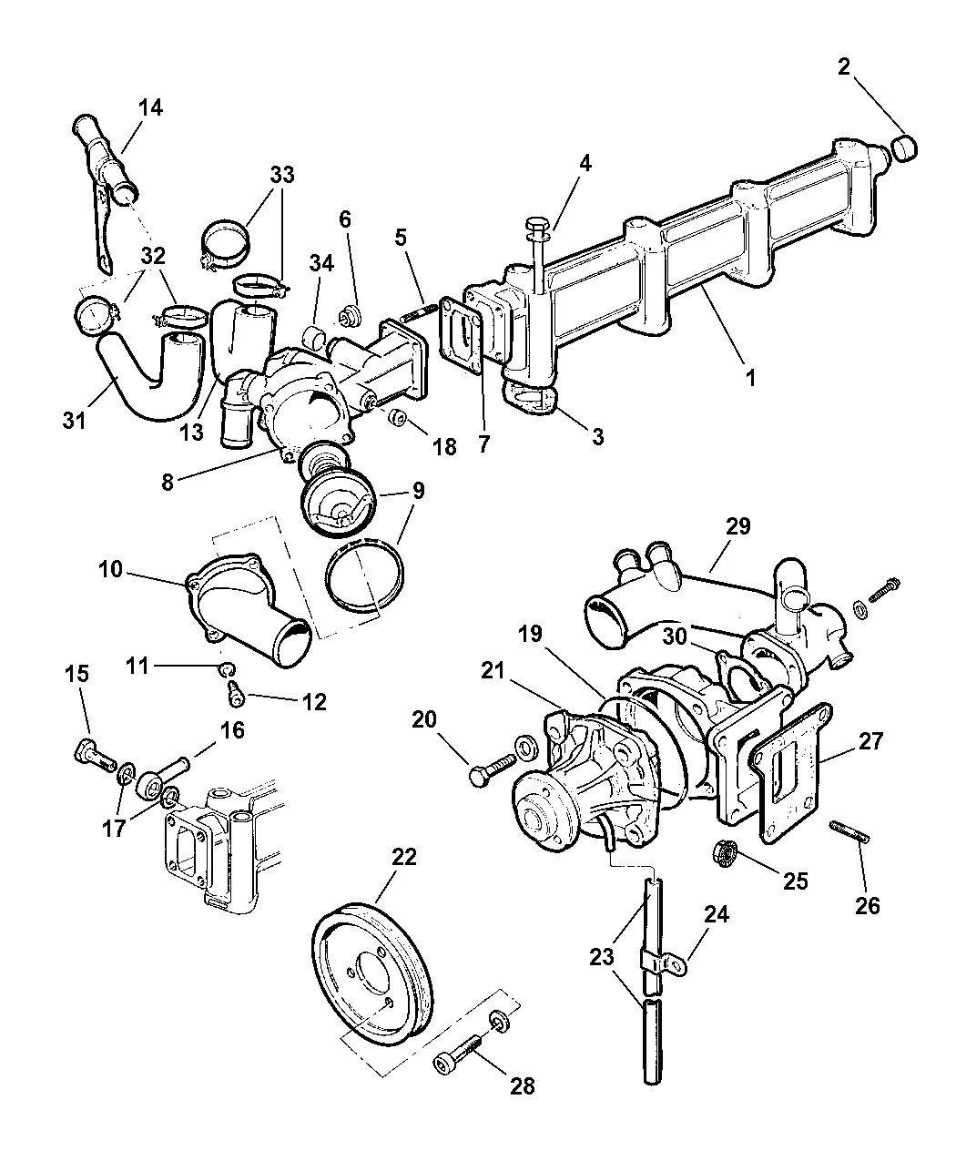 68229447AA Genuine Mopar HINGETONNEAU COVER