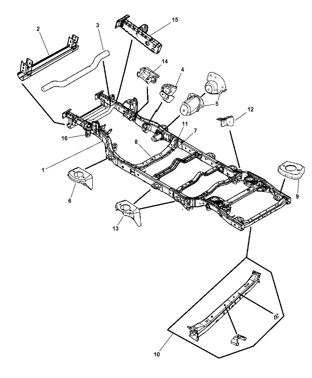 2008 Dodge Sprinter 2500 Rear Door - Hinges