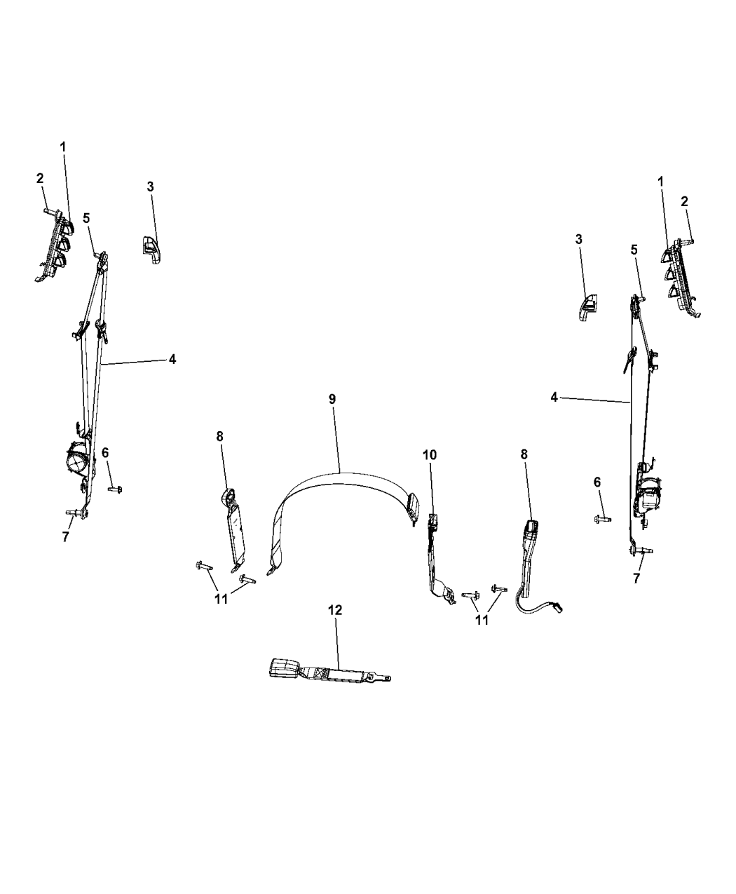 1987 Dodge Ram Van Column, Steering, Tilt Upper & Lower