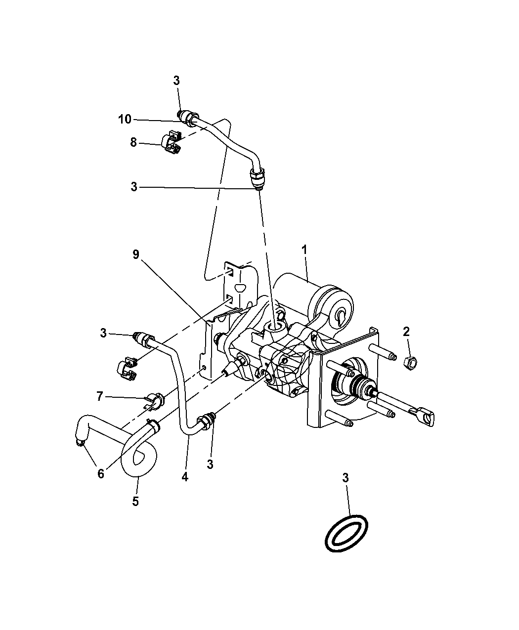 1986 Jeep Wrangler Servos Accumulator & Valve Body